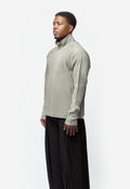 Monthly Colour November Pleated Zip Sweater Managan Green HP58-JK112-64