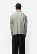 Monthly Colour November Pleated Zip Sweater Managan Green HP58-JK112-64