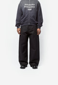 Satin Trousers Black TROU001090