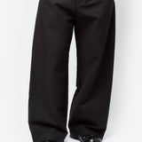 Satin Trousers Black TROU001090