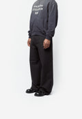 Satin Trousers Black TROU001090