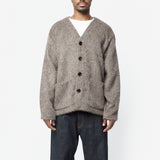Cardigan Mole Grey Hairy Wool M2266CM