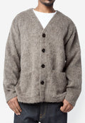 Cardigan Mole Grey Hairy Wool M2266CM