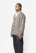Cardigan Mole Grey Hairy Wool M2266CM