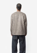 Cardigan Mole Grey Hairy Wool M2266CM
