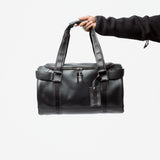 Leather Base Camp Duffle Bag TNF Black NF0A8GU5JK3