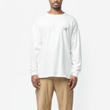 Kragg Cotton Long Sleeve Tee White Light/Black X000009714017