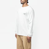 Kragg Cotton Long Sleeve Tee White Light/Black X000009714017