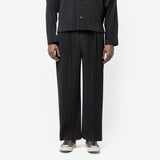 Monthly Colour Janaury Pleated Pant Black HP66-JF014-15