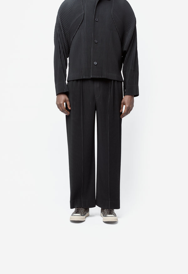 Monthly Colour January Pleated Pant Black HP66-JF014-15