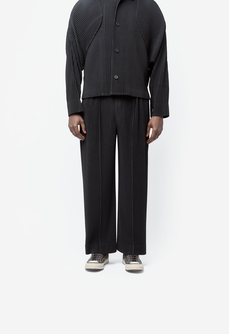 Monthly Colour January Pleated Pant Black HP66-JF014-15
