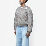 Washed Bomber Jacket Stone Grey FN-MN-OUTW001299