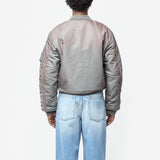 Washed Bomber Jacket Stone Grey FN-MN-OUTW001299