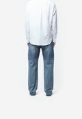 Men's Chance Denim Patched Blue Vintage Wash MS26DE01-CO06-502