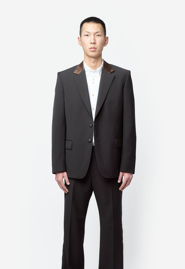 Men's Alto Blazer Black/Brown MS26JA02-WO01-989