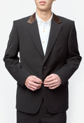 Men's Alto Blazer Black/Brown MS26JA02-WO01-989