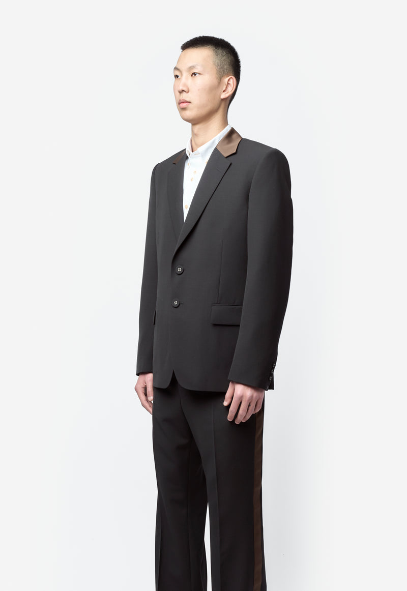 Men's Alto Blazer Black/Brown MS26JA02-WO01-989