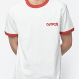 Ip Ringer Short Sleeve T-Shirt White/Red/Red I036267