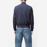 Path Leather Jacket Navy/Dark Brown/Ivory US26LE03-LE02-589