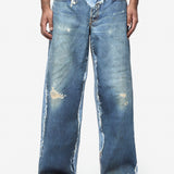 Trompe L'oeil Jeans Mid Blue RW-UX-TROU000001
