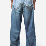 Trompe L'oeil Jeans Mid Blue RW-UX-TROU000001