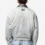 Faded Denim Jacket White/Black FN-MN-OUTW0001285