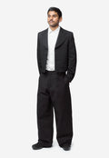 Men's Cropped Blazer Black PQ-J050-051