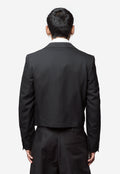Men's Cropped Blazer Black PQ-J050-051