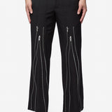 Multi Zip Trouser Black PQ-P054-051-1-3