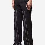Multi Zip Trouser Black PQ-P054-051-1-3