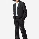 Multi Zip Trouser Black PQ-P054-051-1-3