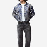 Floral Pattern Jacket Navy WQ-J202-051-1-3