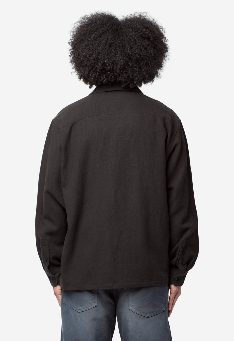 Men's Carrow Long Sleeve Shirt Charcoal 0126105011017