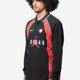 Jordan Flight Long-Sleeve Polo Jersey Black IF1915-010