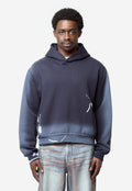 Men's Sprayed Logo Hoodie Navy/White FN-UX-SWEA000111