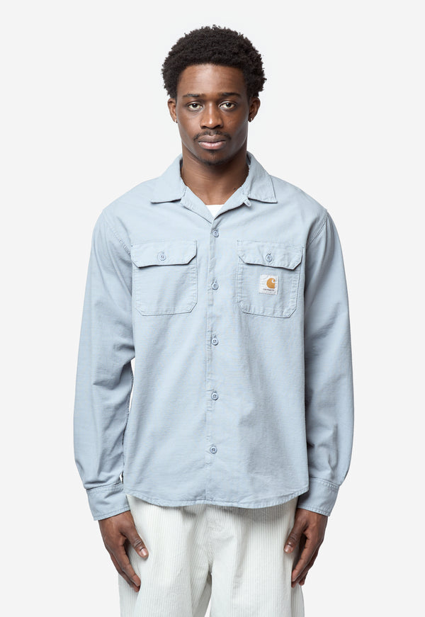 Men's Long Sleeve Kelsey Shirt Mirror Garment Dyed I036506