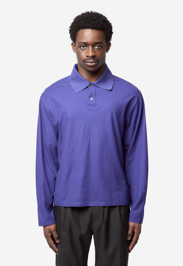 Men's Rugby Longsleeve Deep Blue High Twist Jersey M2266RD