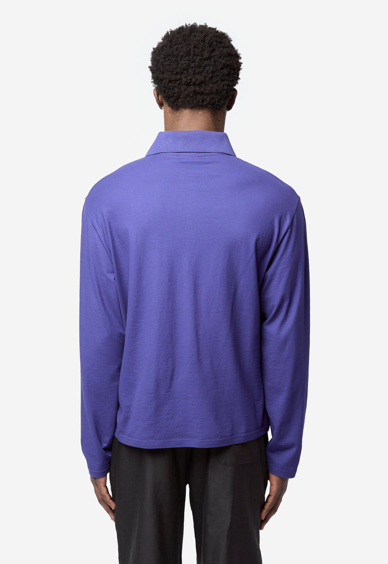 Men's Rugby Longsleeve Deep Blue High Twist Jersey M2266RD