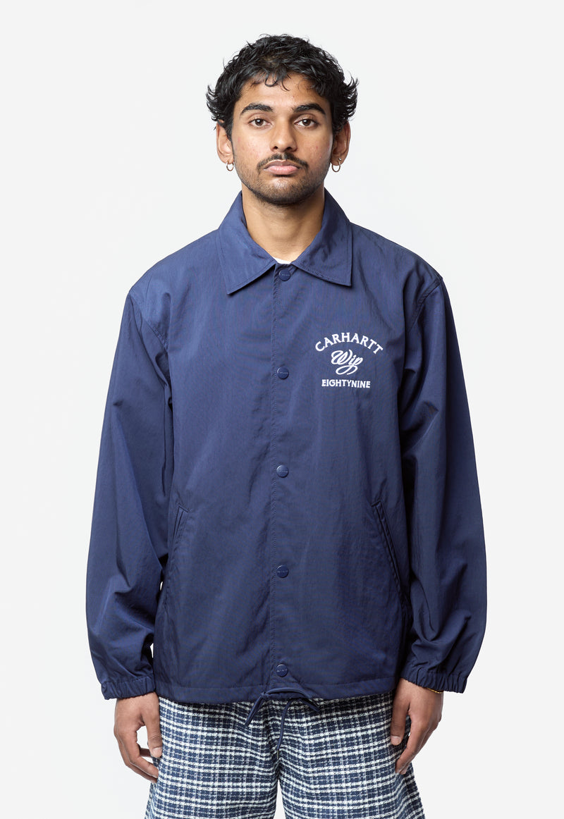 Men's Eightynine Coach Jacket Jupiter/White I036134
