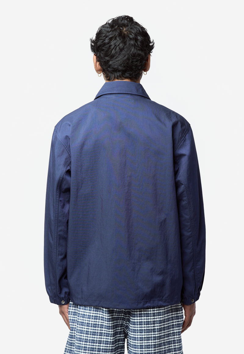 Men's Eightynine Coach Jacket Jupiter/White I036134