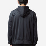 Men's Ruffle Zip Sweater Black PQ-T030-051-1-3