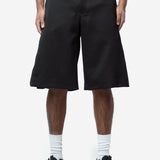 Wool Satin Zip Shorts Black PQ-P053-051-1-3