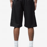 Wool Satin Zip Shorts Black PQ-P053-051-1-3