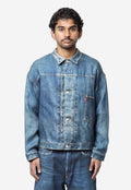 Men's Levi's Printed Denim Jin Jacket Indigo WQ-J904-100-1-3