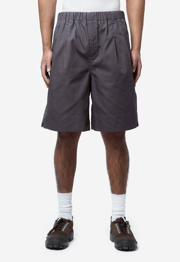 Men's Piping Rainstop Shorts 38 Stone Grey DG012256DT38