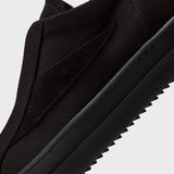 Men's Laceless Vintage Sneaks All Black DU01F4811
