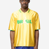 Men's Air Jordan Collared Soccer Jersey Varsity Maize II5381-741