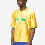Men's Air Jordan Collared Soccer Jersey Varsity Maize II5381-741