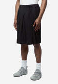 Men's Tailored Pleats 2 Shorts Black HP66-JF159-15