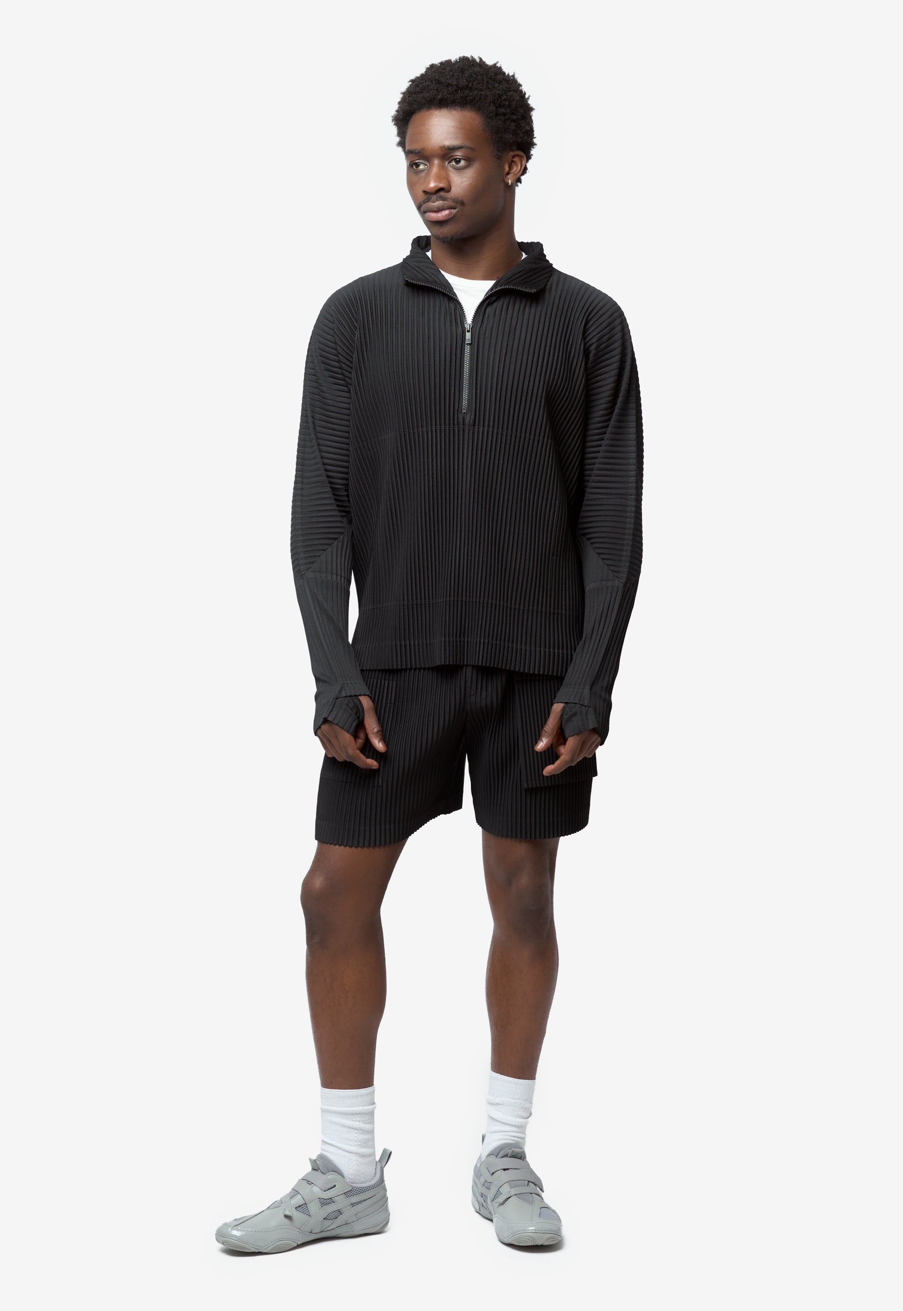 Men's Monthly Colour March Zip Sweater Black HP66-JK032-15 – NOMAD